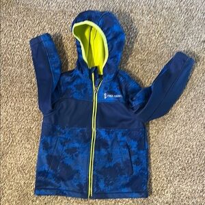 Free Country Blue Hooded Jacket